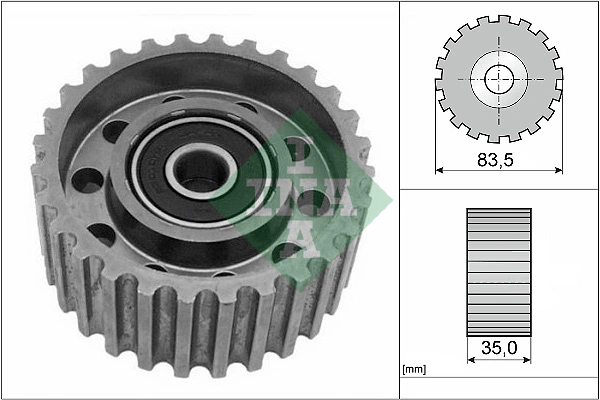 Deflection Pulley/Guide Pulley, timing belt